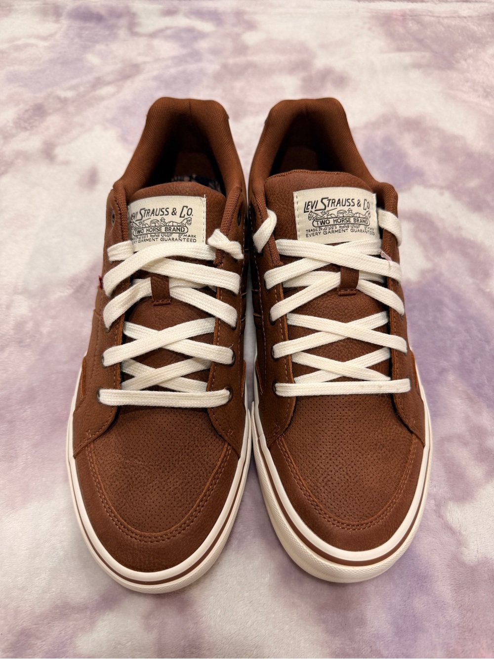 Levis Avery Mens Size 10 Sneakers Tan Brown Low Top Casual Skate Shoes NWB NEW